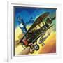 Freedom of the Skies: Yankee Super Ace. Edward Rickenbacker-Wilf Hardy-Framed Giclee Print