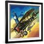 Freedom of the Skies: Yankee Super Ace. Edward Rickenbacker-Wilf Hardy-Framed Giclee Print