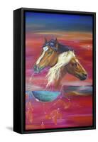 Freedom of Visions-Sue Clyne-Framed Stretched Canvas