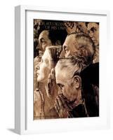 "Freedom of Worship", February 27,1943-Norman Rockwell-Framed Giclee Print