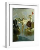 Freedom or Death, 1794-95-Jean-Baptiste Regnault-Framed Giclee Print