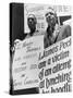 Freedom Riders James Peck and Henry Thomas Protest at NYC Bus Terminal, May 1961-null-Stretched Canvas