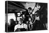 Freedom Riders Julia Aaron and David Dennis on Interstate Bus from Montgomery, AL to Jackson, MS-Paul Schutzer-Stretched Canvas