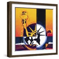 Freedom Sign-Philippe Hugonnard-Framed Premium Giclee Print