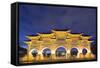 Freedom Square Memorial Arch, Chiang Kaishek Memorial Grounds, Taipei, Taiwan, Asia-Christian Kober-Framed Stretched Canvas