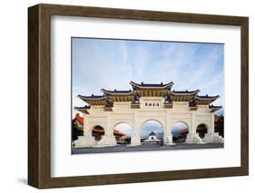 Freedom Square Memorial Arch, Chiang Kaishek Memorial Grounds, Taipei, Taiwan, Asia-Christian Kober-Framed Photographic Print