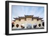 Freedom Square Memorial Arch, Chiang Kaishek Memorial Grounds, Taipei, Taiwan, Asia-Christian Kober-Framed Photographic Print