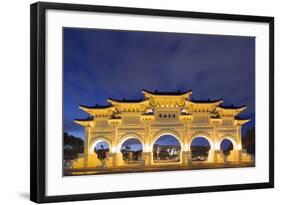 Freedom Square Memorial Arch, Chiang Kaishek Memorial Grounds, Taipei, Taiwan, Asia-Christian Kober-Framed Photographic Print