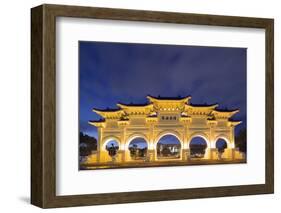 Freedom Square Memorial Arch, Chiang Kaishek Memorial Grounds, Taipei, Taiwan, Asia-Christian Kober-Framed Photographic Print