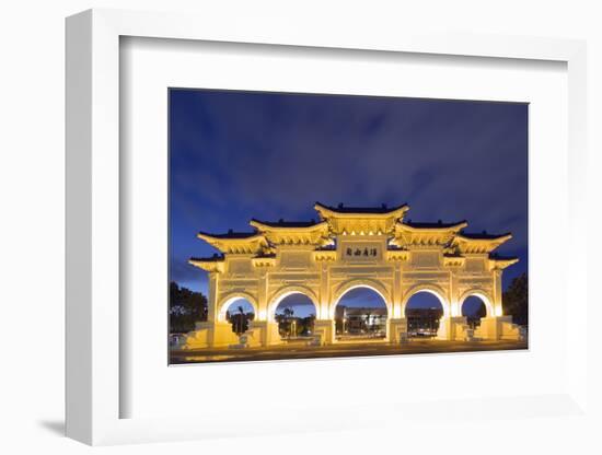 Freedom Square Memorial Arch, Chiang Kaishek Memorial Grounds, Taipei, Taiwan, Asia-Christian Kober-Framed Photographic Print