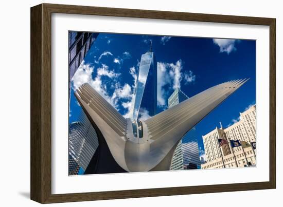 Freedom Tower and Oculos - seen from World Trade Center, NY, NY-null-Framed Photographic Print