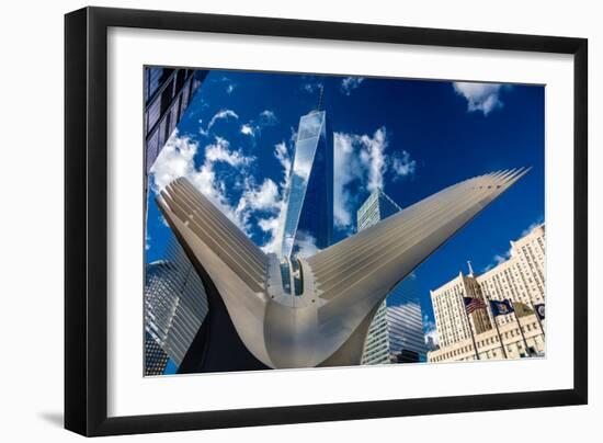 Freedom Tower and Oculos - seen from World Trade Center, NY, NY-null-Framed Photographic Print