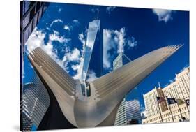 Freedom Tower and Oculos - seen from World Trade Center, NY, NY-null-Stretched Canvas