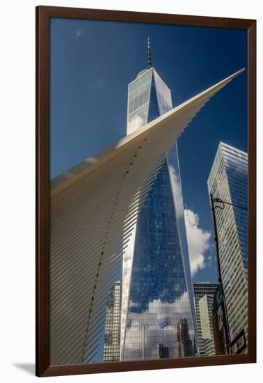 Freedom Tower and Oculos - seen from World Trade Center, NY, NY-null-Framed Photographic Print