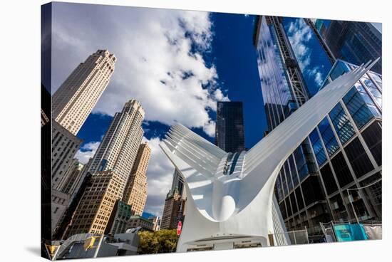 Freedom Tower and Oculos - seen from World Trade Center, NY, NY-null-Stretched Canvas