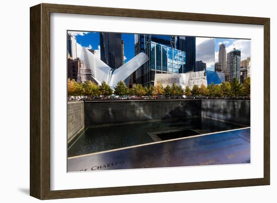 Freedom Tower and Oculos - seen from World Trade Center, NY, NY-null-Framed Photographic Print