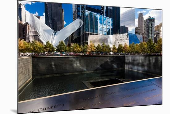 Freedom Tower and Oculos - seen from World Trade Center, NY, NY-null-Mounted Photographic Print