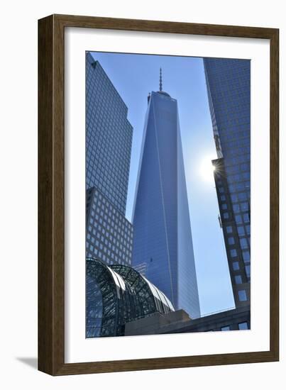 Freedom Tower at the World Financial Center, New York, Usa-Christian Heeb-Framed Photographic Print