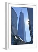 Freedom Tower at the World Financial Center, New York, Usa-Christian Heeb-Framed Photographic Print