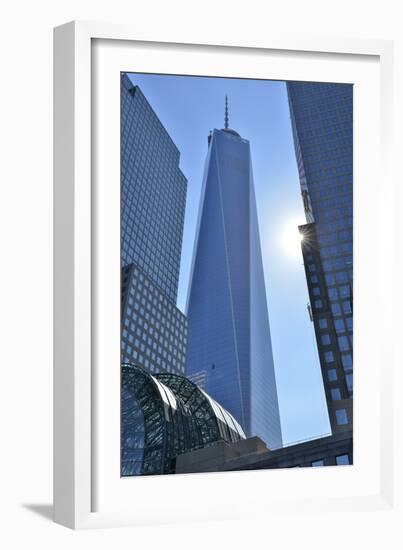 Freedom Tower at the World Financial Center, New York, Usa-Christian Heeb-Framed Photographic Print