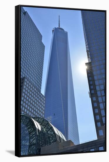 Freedom Tower at the World Financial Center, New York, Usa-Christian Heeb-Framed Stretched Canvas