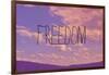 Freedom-Vintage Skies-Framed Giclee Print