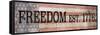 Freedom-null-Framed Stretched Canvas