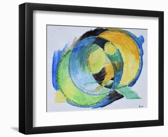 Freeform abstract of feelings.-Richard Lawrence-Framed Photographic Print