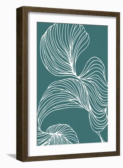 Freeform Leaves I-Incado-Framed Art Print