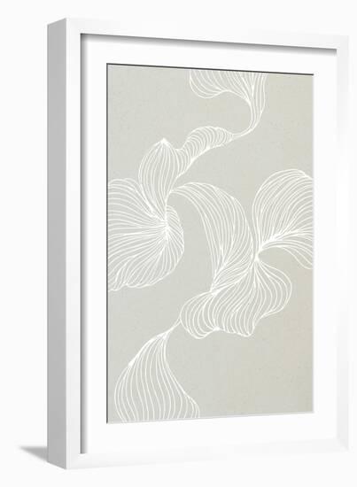 Freeform Leaves II-Incado-Framed Art Print