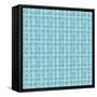 Freehand Turquoise Squares-Effie Zafiropoulou-Framed Stretched Canvas