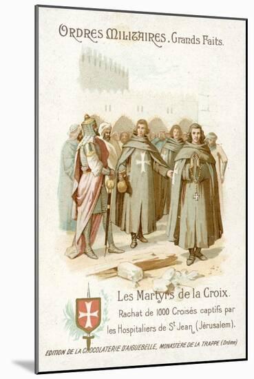 Freeing of 1000 Captured Crusaders by the Knights Hospitaller, Jerusalem-null-Mounted Giclee Print