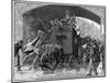 Freeing of the Fenian Conspiracy Leaders from a Police Van, Hyde Street, Manchester, 1867-null-Mounted Giclee Print