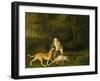 Freeman, the Earl of Clarendon's Gamekeeper, with a Dying Doe and Hound, 1800-George Stubbs-Framed Giclee Print