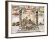 Freemason Emblematic Chart-null-Framed Giclee Print