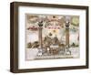 Freemason Emblematic Chart-null-Framed Giclee Print