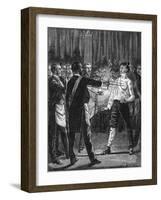 Freemason Initiation-Leo Taxil-Framed Art Print