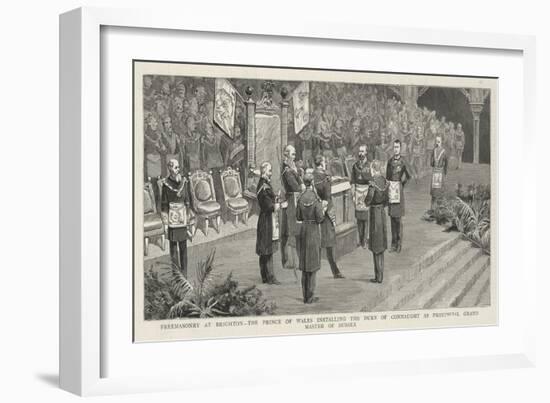 Freemasonry at Brighton-null-Framed Giclee Print