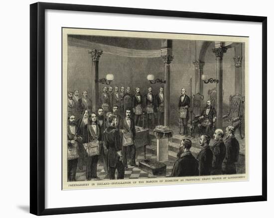 Freemasonry in Ireland-null-Framed Giclee Print