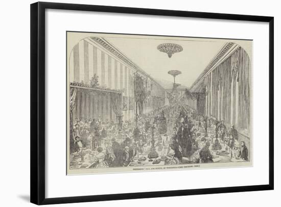 Freemasons' Ball and Supper, at Worcester-Samuel Read-Framed Giclee Print