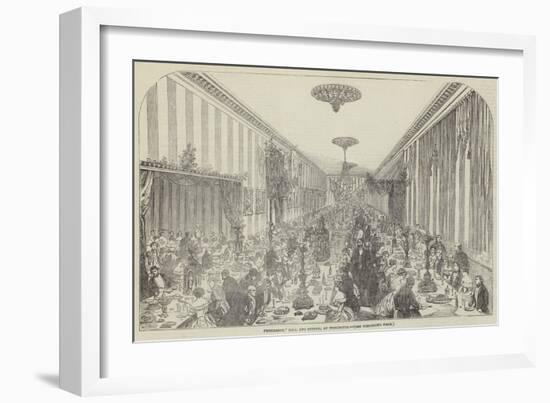 Freemasons' Ball and Supper, at Worcester-Samuel Read-Framed Giclee Print