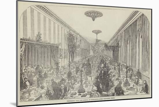 Freemasons' Ball and Supper, at Worcester-Samuel Read-Mounted Giclee Print