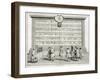 Freemasons, with signs for the various lodges, c1733-Unknown-Framed Giclee Print