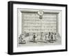 Freemasons, with signs for the various lodges, c1733-Unknown-Framed Giclee Print