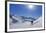 Freeride skier, Chamonix-Zermatt, Swiss Alps, Switzerland-ClickAlps-Framed Photographic Print