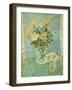 Freeshias and Roses in St. Tropez-Lorraine Platt-Framed Giclee Print