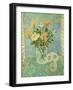 Freeshias and Roses in St. Tropez-Lorraine Platt-Framed Giclee Print