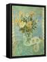 Freeshias and Roses in St. Tropez-Lorraine Platt-Framed Stretched Canvas