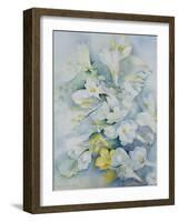 Freesia Eldus, Giant White-Karen Armitage-Framed Giclee Print