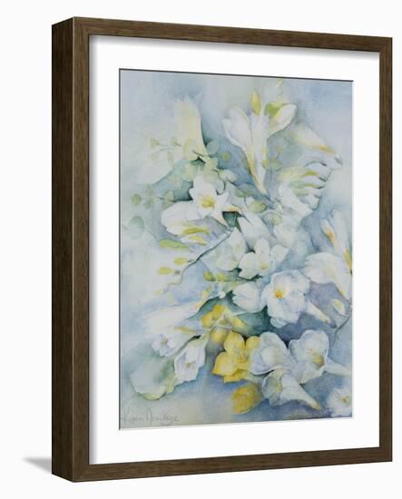 Freesia Eldus, Giant White-Karen Armitage-Framed Giclee Print